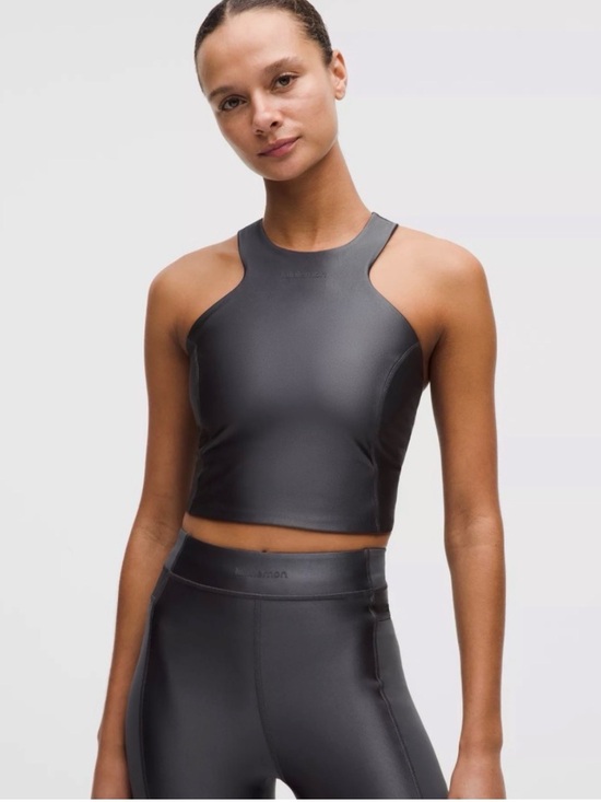 lululemon athletica Tops - Lululemon Black High Neck Crop Top